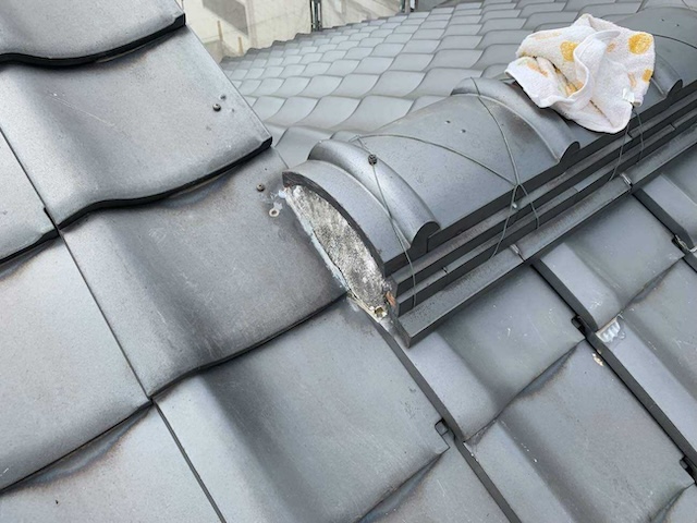 経年劣化した漆喰